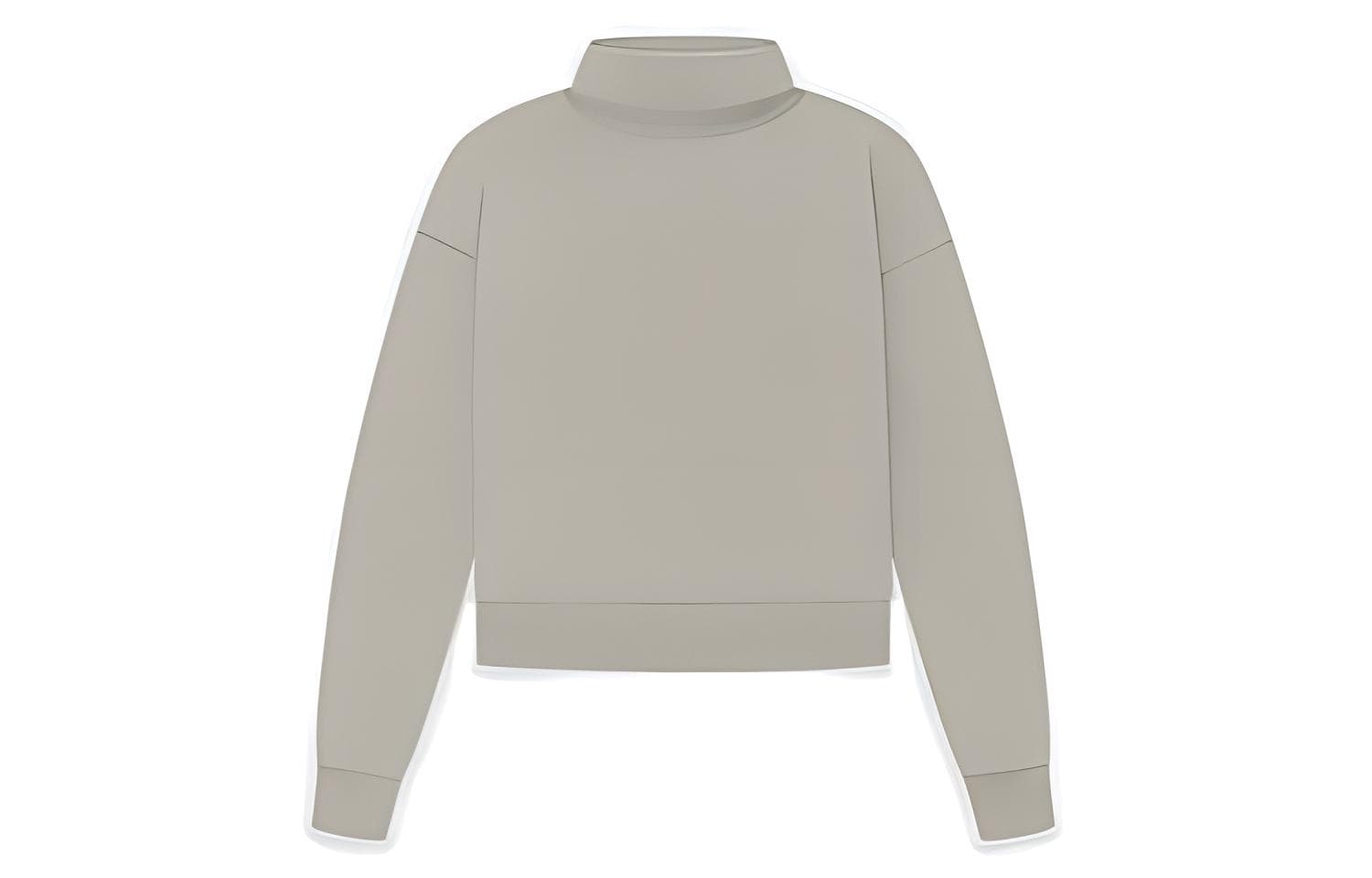 Худи Fear of God Essentials SS23 Womens Jersey Turtleneck Seal - изображение 1