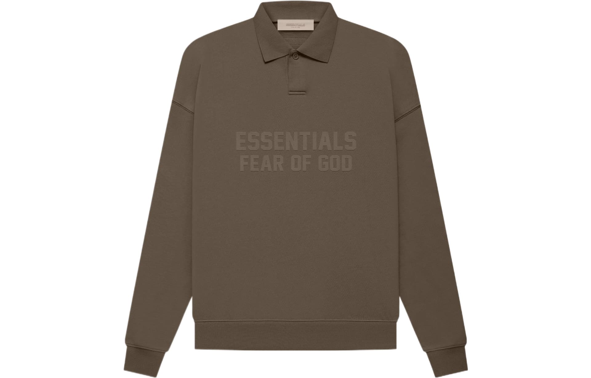 Fear of God Essentials FW22 Womens Ls Polo Wood Polo - изображение 1