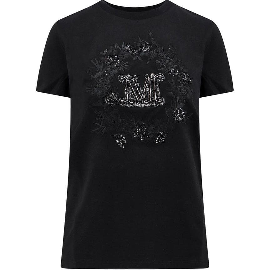 Футболка MaxMara Черные Женские Рубашки T - изображение 1