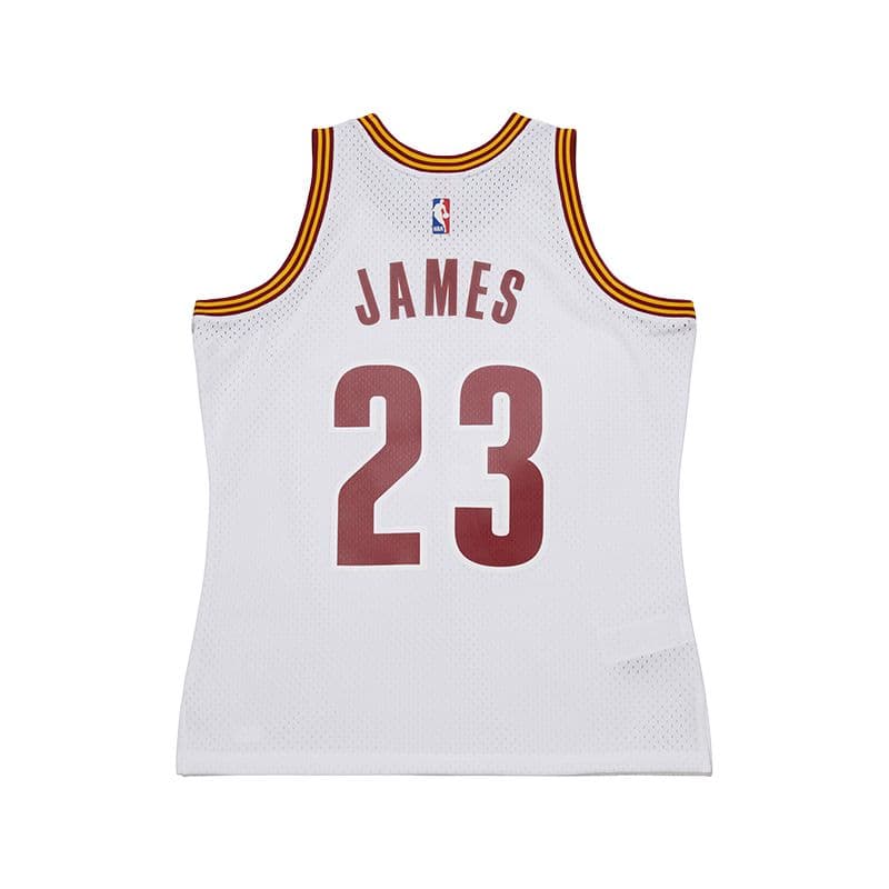 Баскетбольная майка Mitchell Ness X NBA Cleveland Knight James Баскетбольная Джерси Унисекс Белая - изображение 2