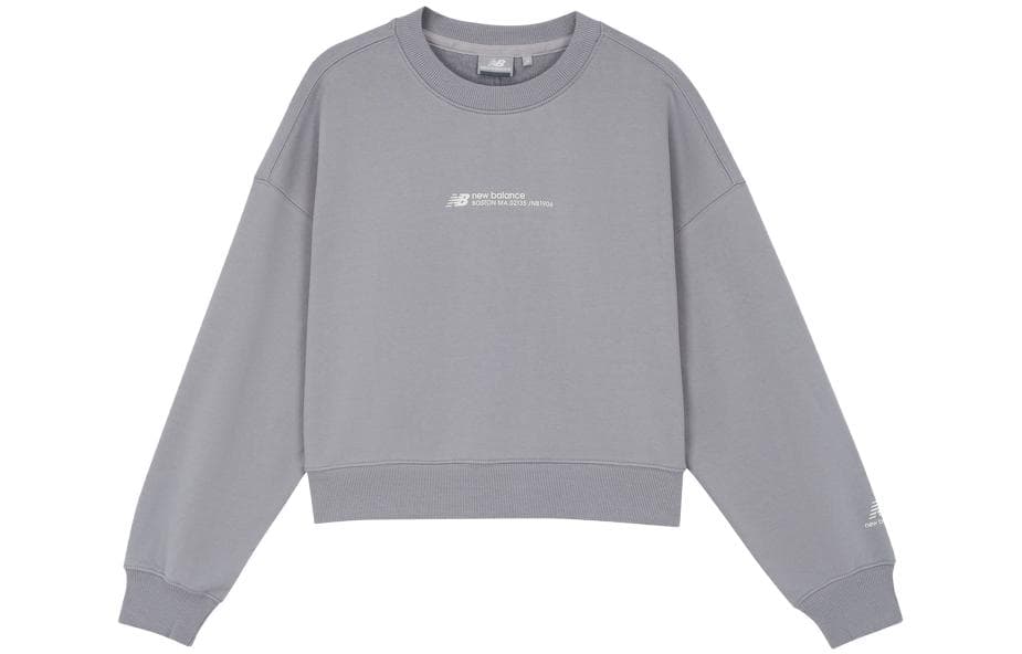 Худи New Balance Толстовка женская серая - изображение 1