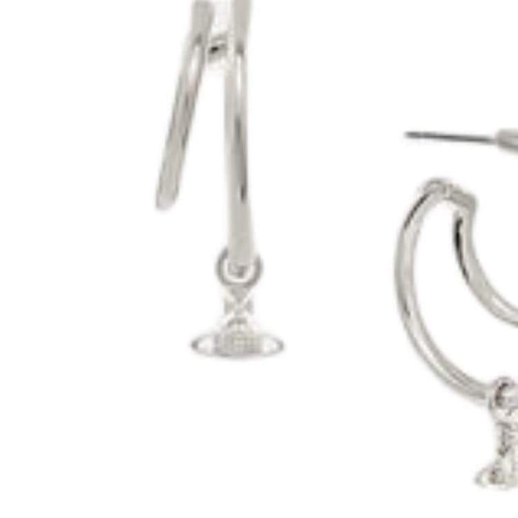 Серьги Серьги Vivienne Westwood с металлическими штифтами женские серебряные - изображение 2