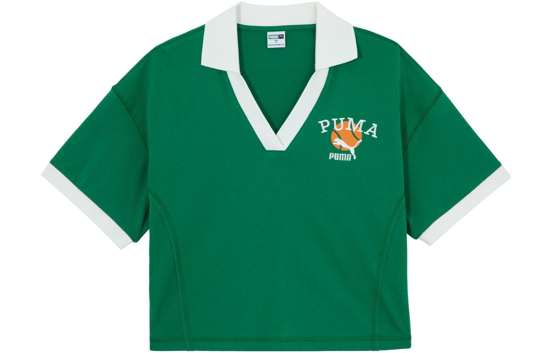 PUMA CLASSICS Зеленое Женское Поло - изображение 1
