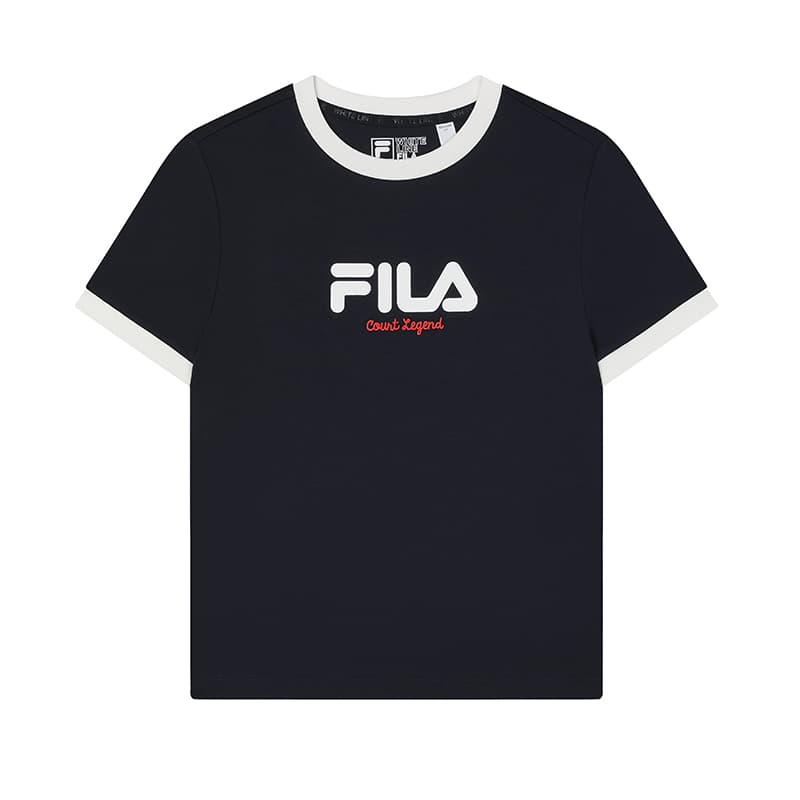 Футболка FILA ORIGINALE T-Shirt Женская Легенда Синий - изображение 1