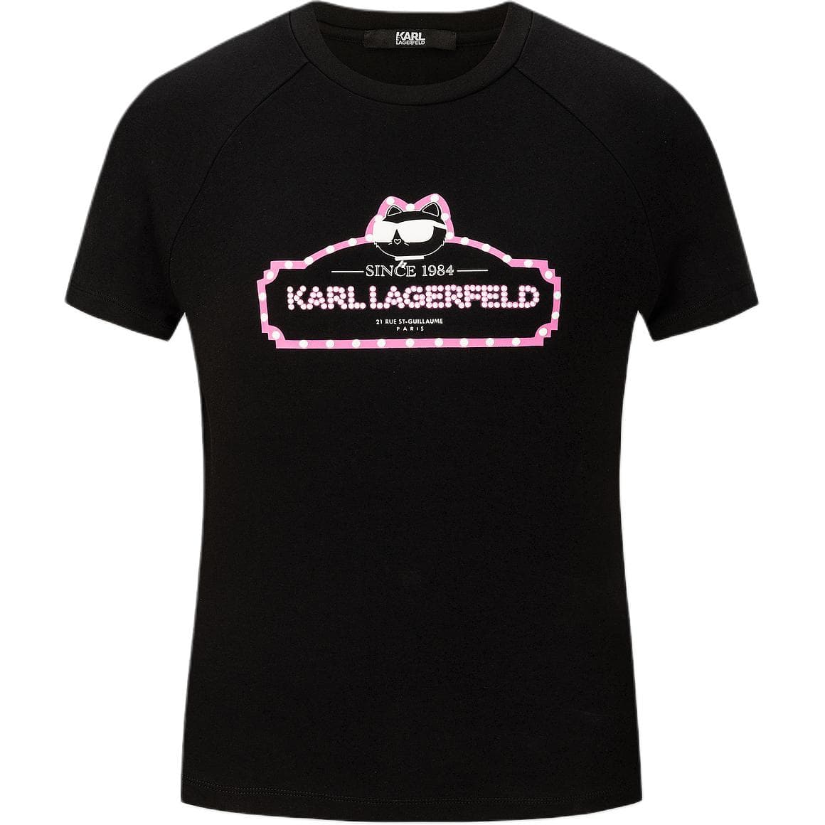 Футболка KARL LAGERFELD T-рубашка Женская Черная - изображение 1