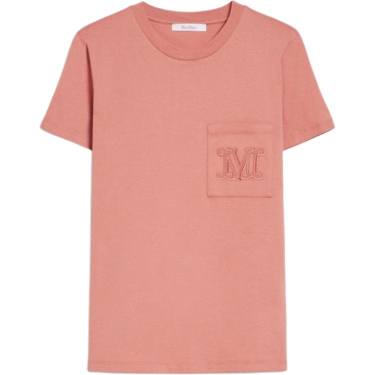 Футболка MaxMara T Рубашка Женская Темно-Розовая - изображение 1