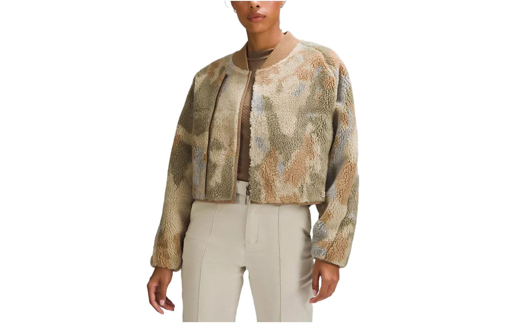 Куртка lululemon Fleece Bomber Jacket V - изображение 1