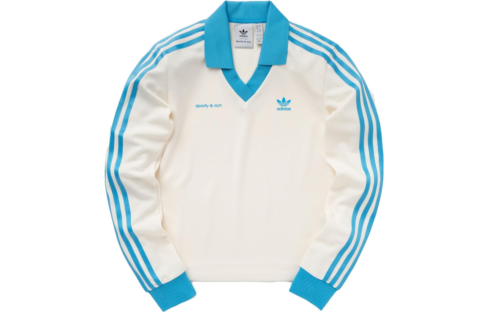 Футболка Adidas Originals Sporty Rich SS23 Набор волшебных цветов В рукав T-рубашка Женская Белая - изображение 1