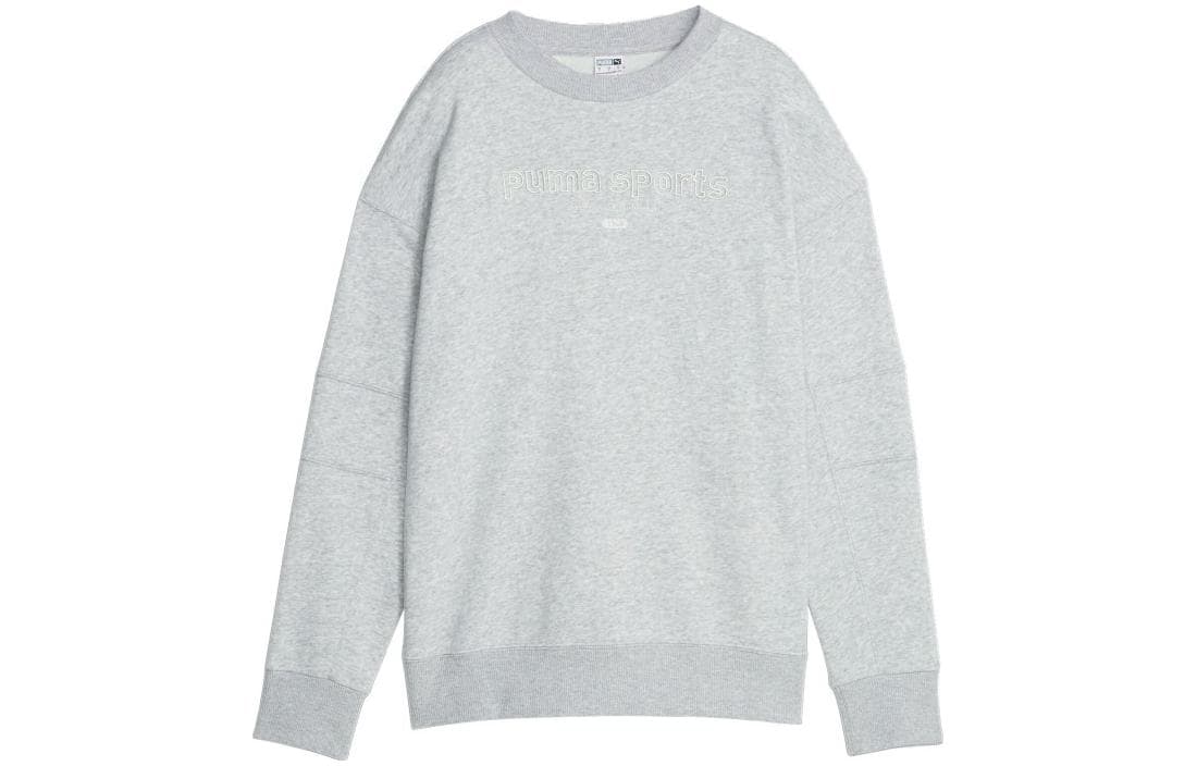 Худи PUMA Светло-меланжевый серый Женские Толстовка - изображение 1