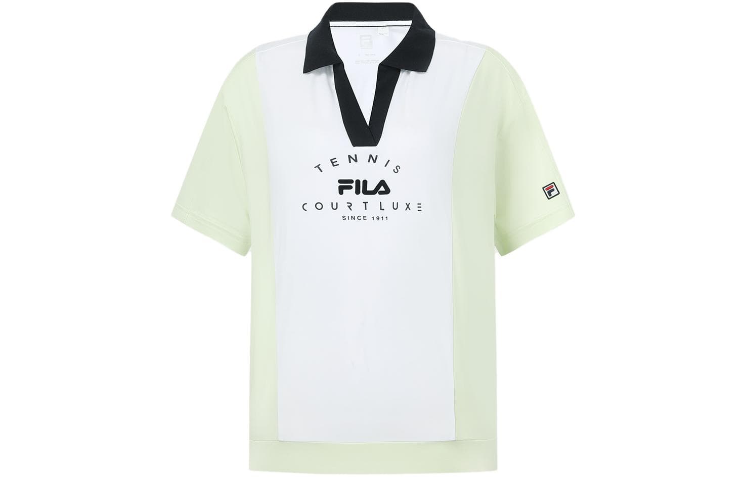 FILA Поло Женское Лаймово-Зеленое - изображение 1