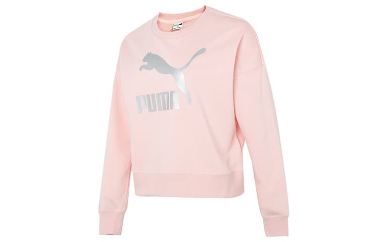 Худи PUMA Classics Metallic Logo Crew Tr Logo - изображение 1