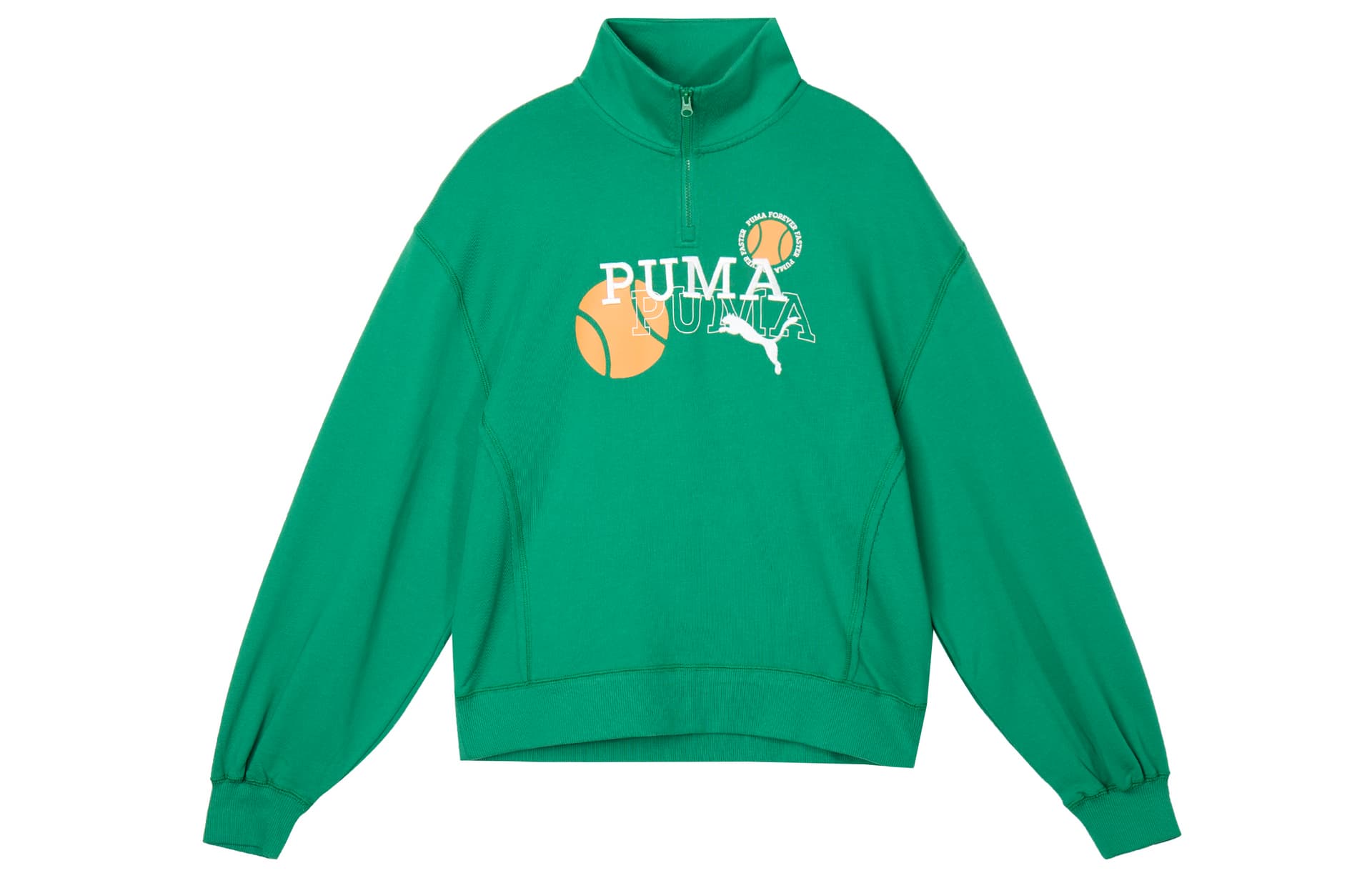 Худи PUMA Зеленый Женские Толстовка - изображение 1