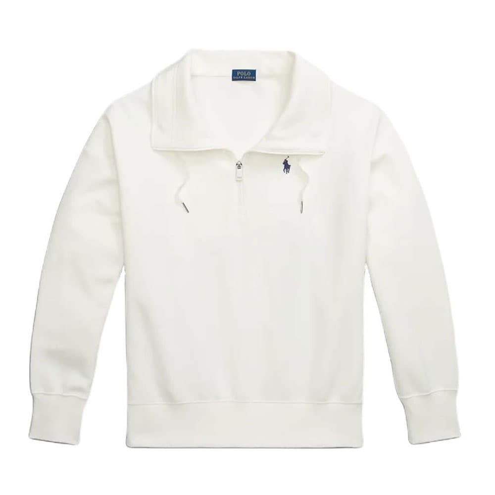 Худи Толстовка свободного кроя для женщин белое Polo Ralph Lauren - изображение 1