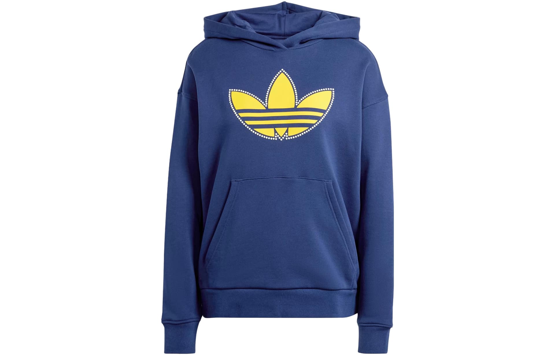 Худи Adidas Originals Trefoil Темно-синий Женские Толстовка - изображение 1