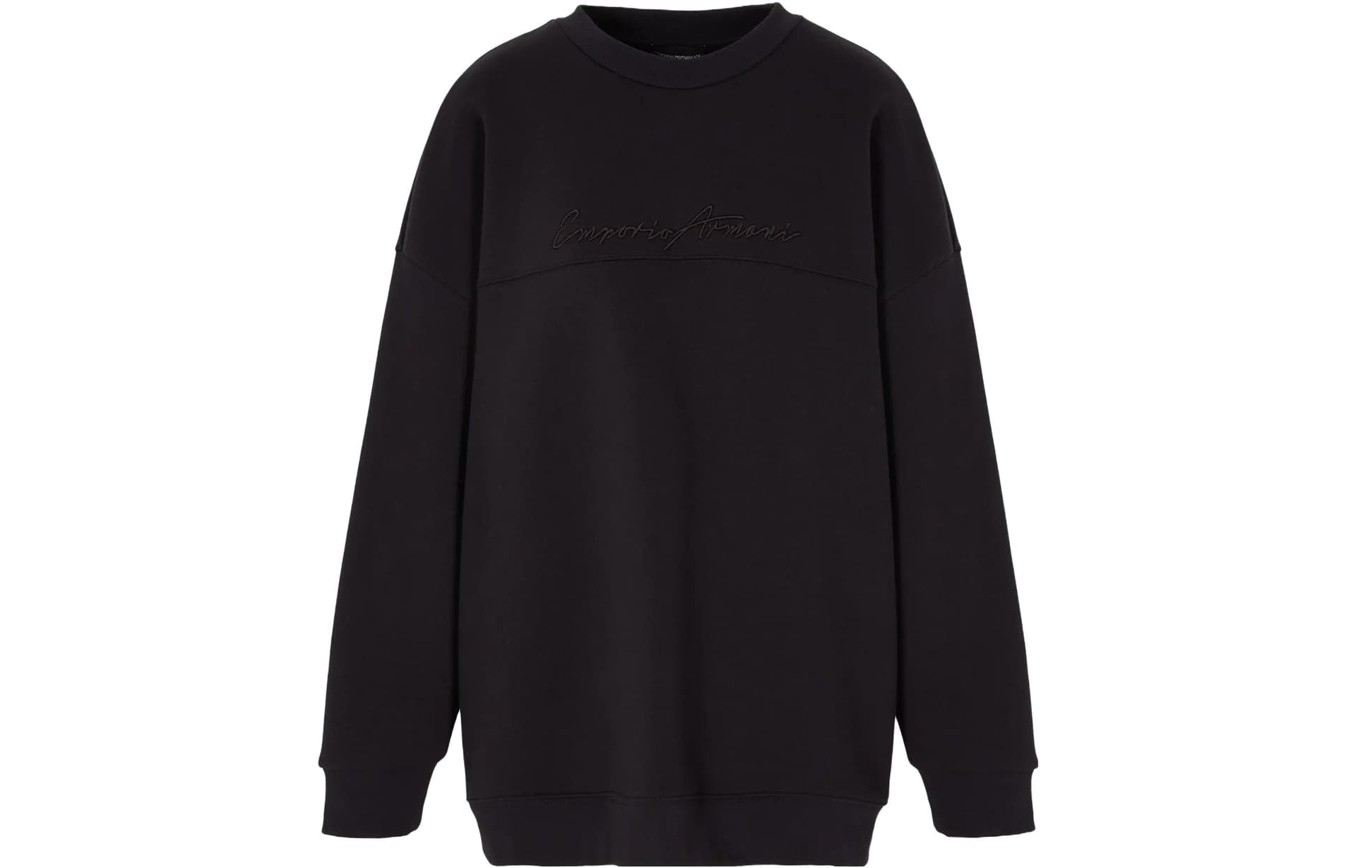 Худи EMPORIO ARMANI Черные Женские Толстовки - изображение 1