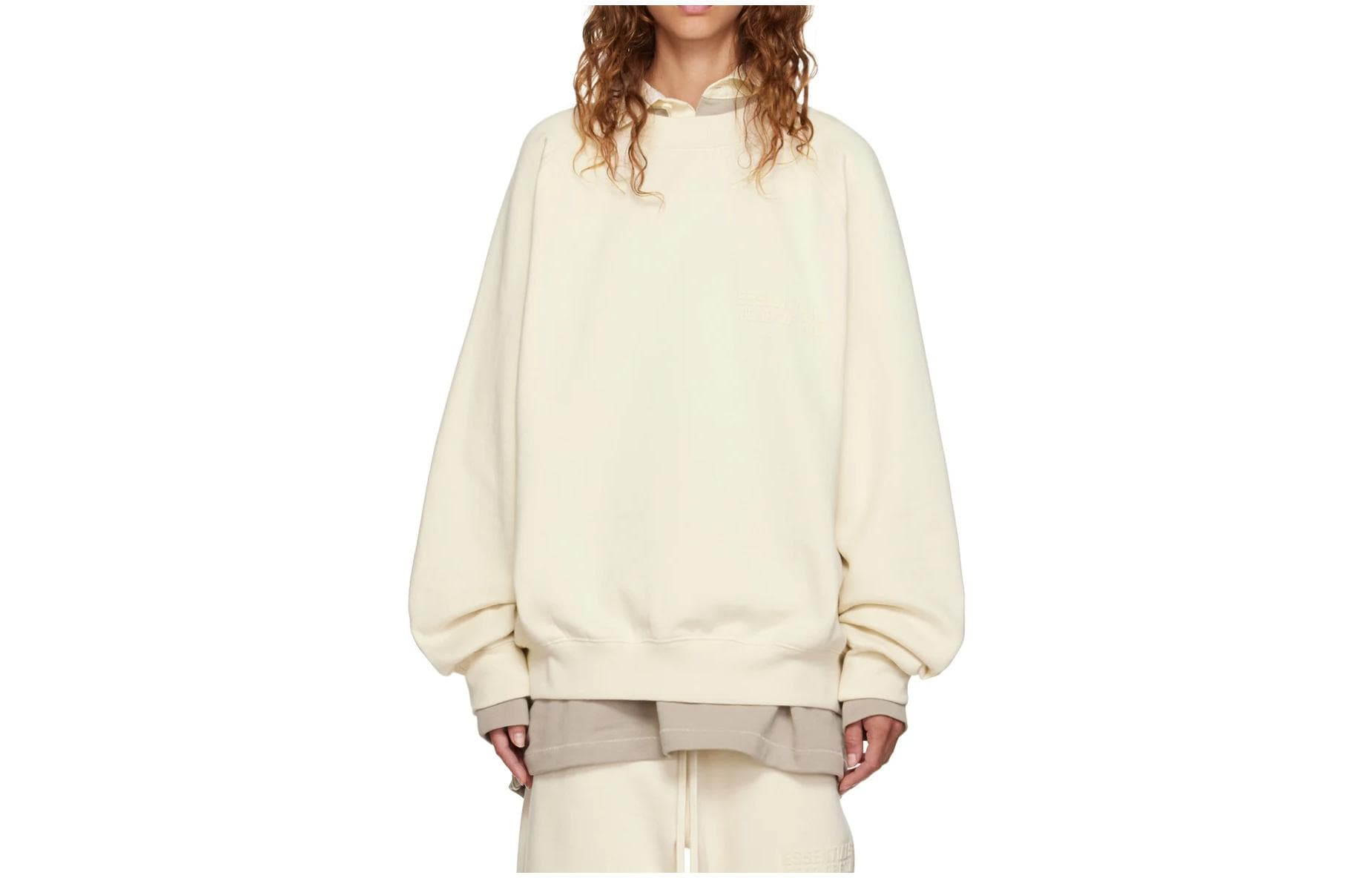 Худи Fear of God Essentials FW22 Egg Shell - изображение 1