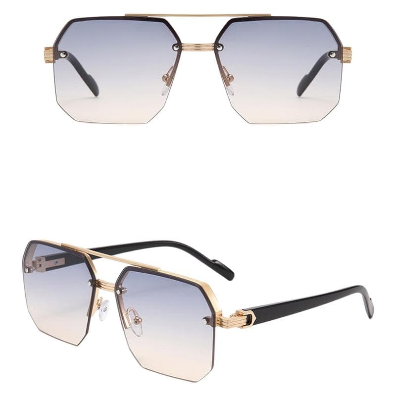 Солнцезащитные очки JEANSWEST Металлические Aviator Солнцезащитные очки Унисекс - изображение 2