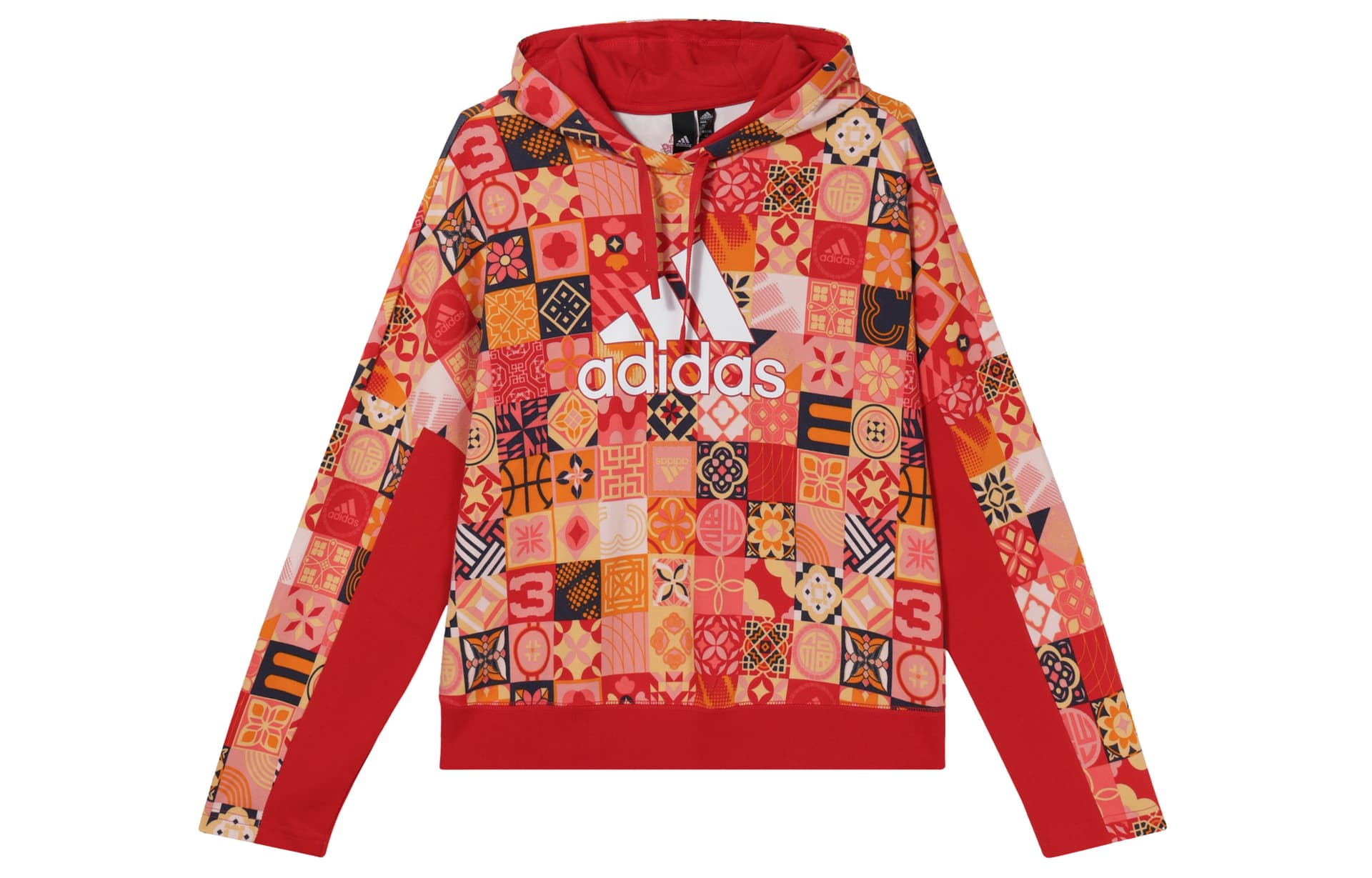 Кофта Adidas CNY Красный Женские Свитшоты - изображение 1