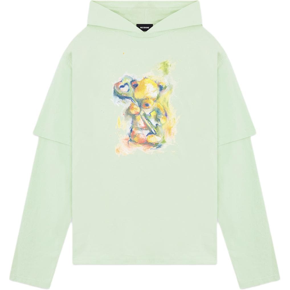 Худи WE11DONE FW24 Толстовка Женские Зелёный - изображение 1