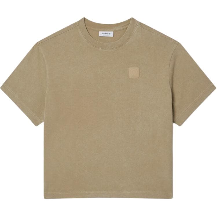 Футболка LACOSTE Бежевые Женские Футболки - изображение 1