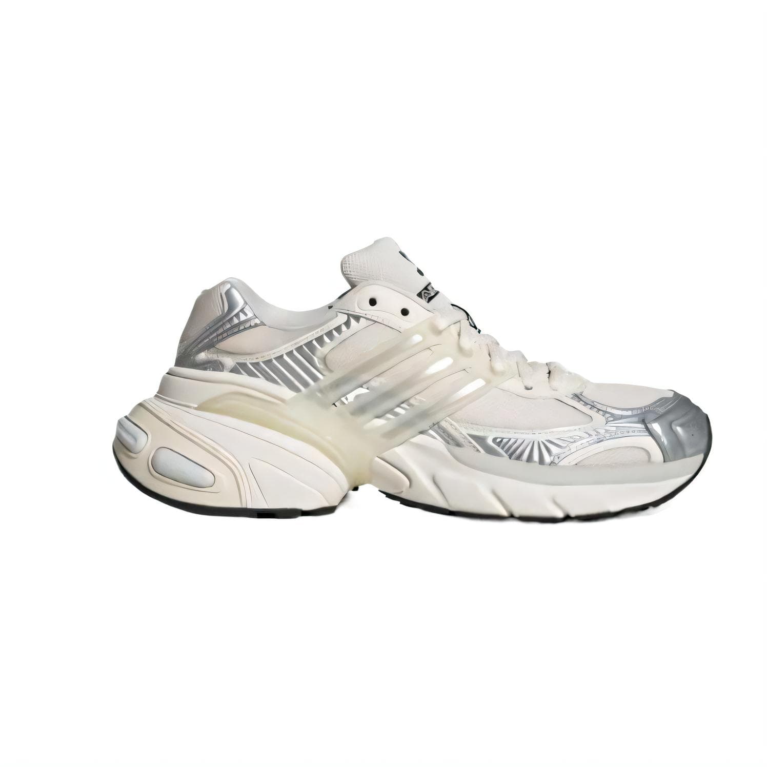 Кроссовки Adidas Originals ADISTAR XLG Low Топ Кроссовки с толстой подошвой Женские Белые - изображение 2