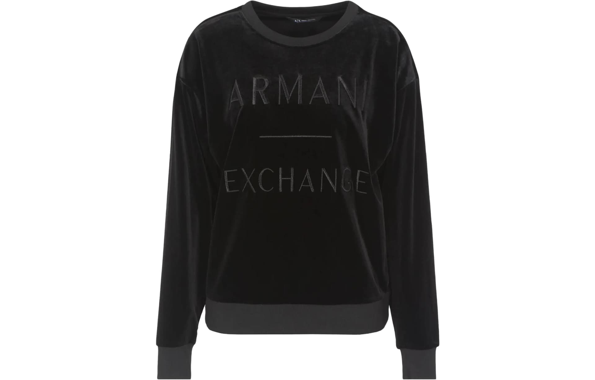 Худи ARMANI EXCHANGE Черные Женские Толстовки - изображение 1