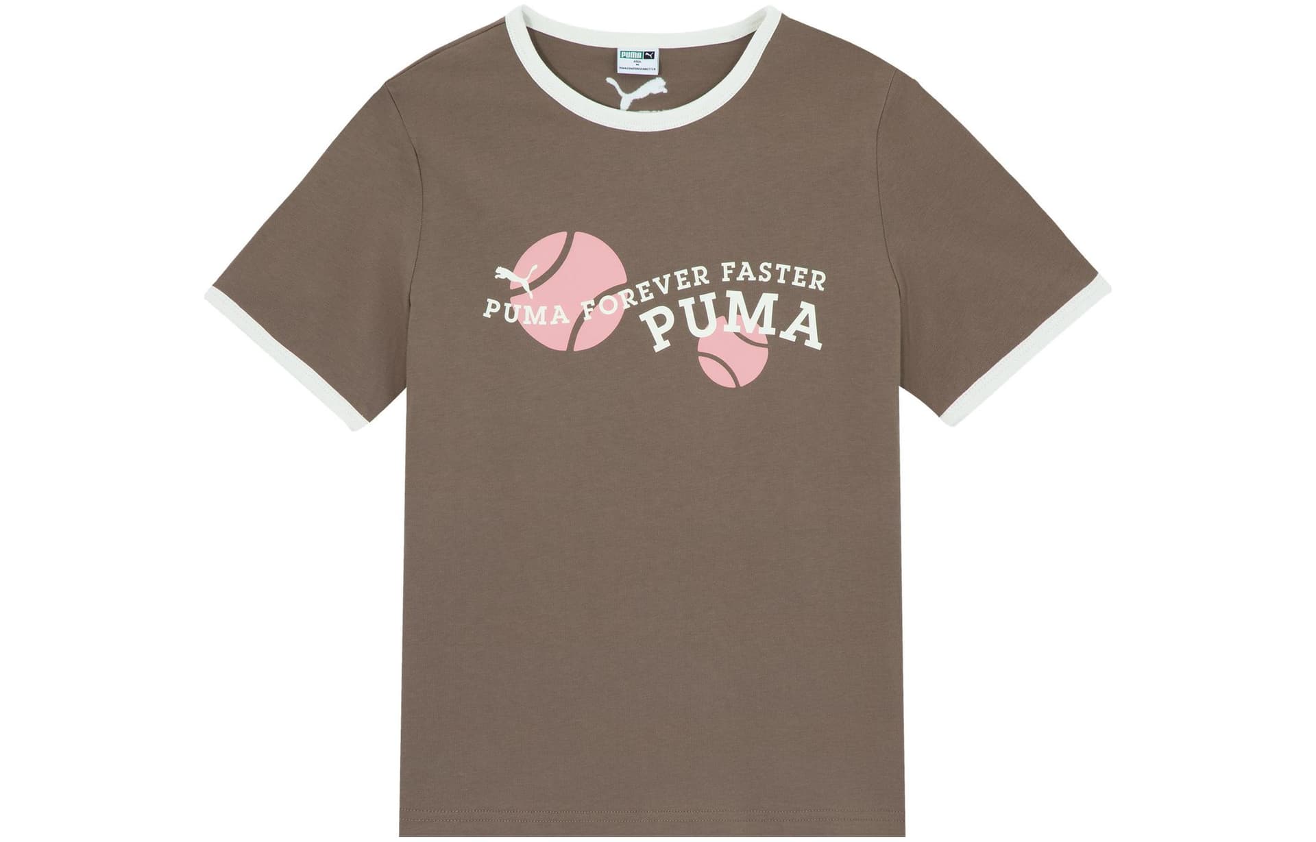 Футболка PUMA Комплект Magic Цветочный с короткими рукавами T-рубашка Женский Тауповый - изображение 1