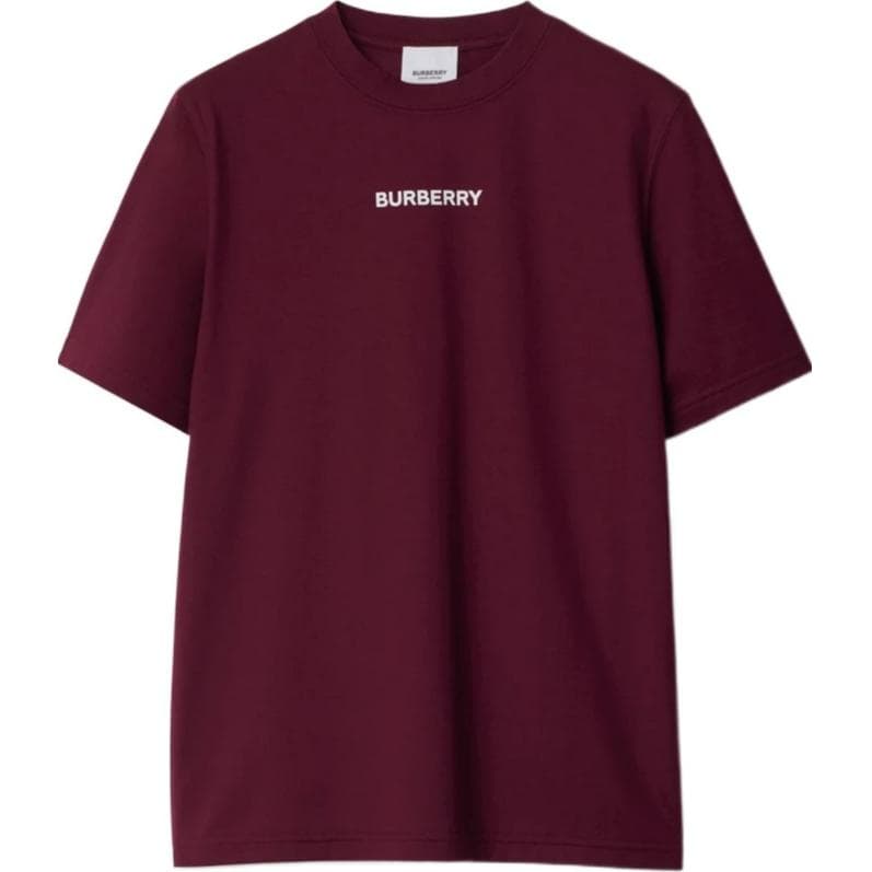 Футболка Burberry T-рубашка женская темно-виноградный цвет - изображение 1