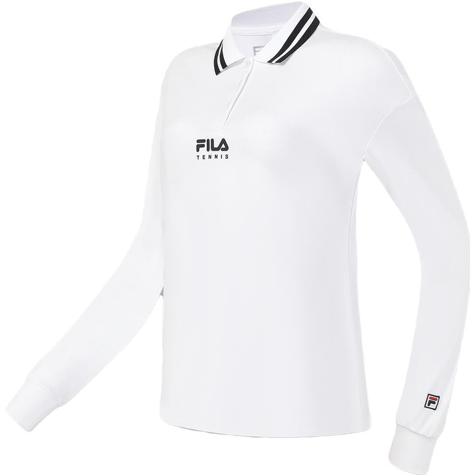 FILA Поло Женское Стандартное Белое - изображение 1