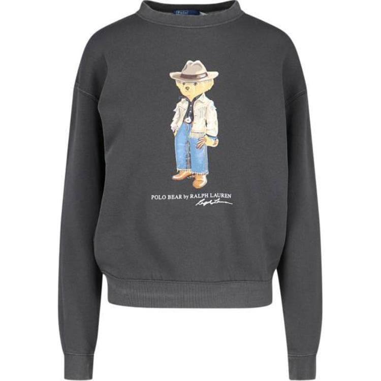Худи Polo Ralph Lauren Толстовка для женщин цвет черный - изображение 1