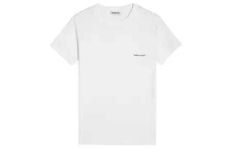 Футболка Balenciaga T-рубашка стандартный крой женская белая - изображение 1