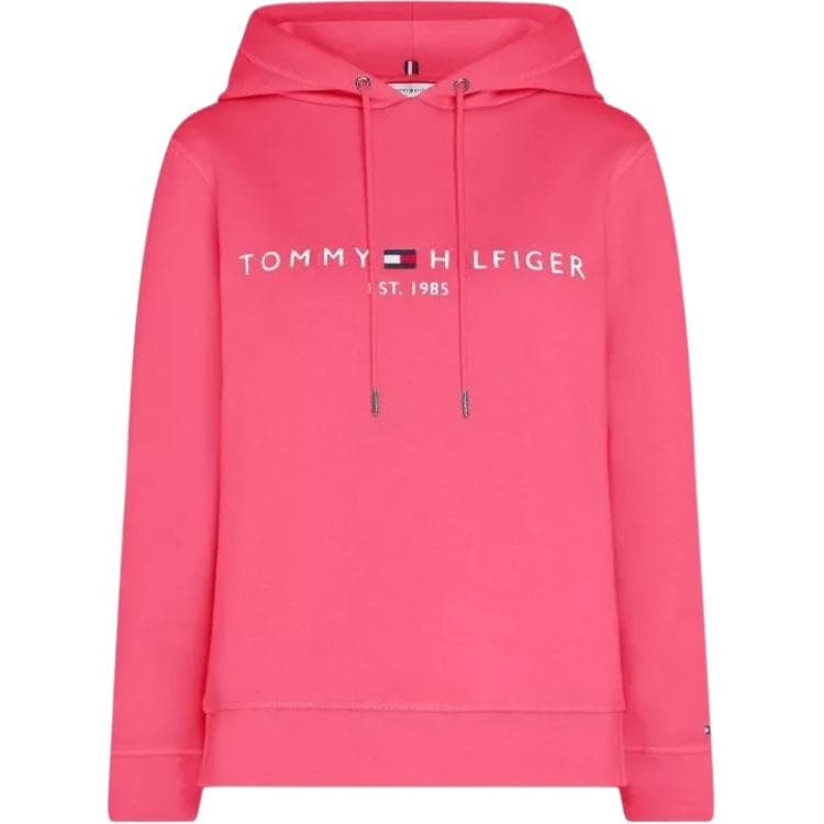 Худи Tommy Hilfiger Толстовка женская персиково-розового цвета - изображение 1