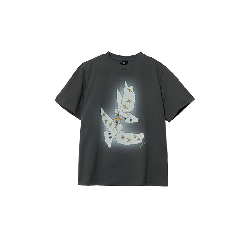 Футболка ROARINGWILD T-Shirt Унисекс Угольный Серый - изображение 1
