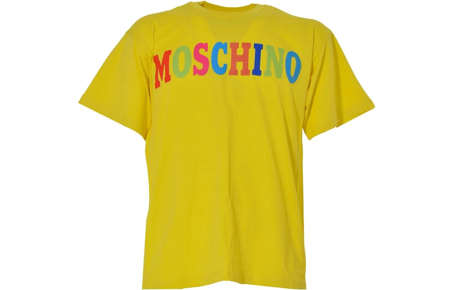 Футболка MOSCHINO Желтые Женские Футболки - изображение 1