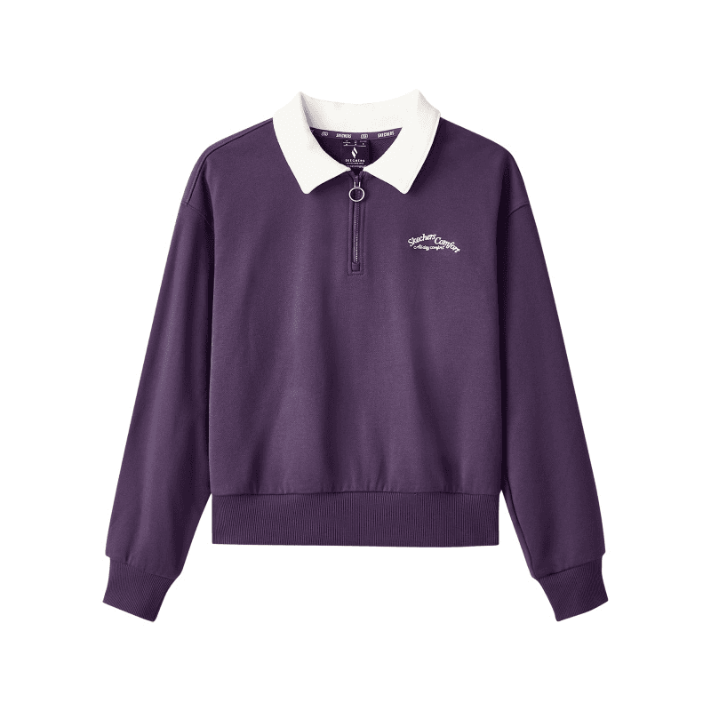 Кофта Skechers Sports Alliance Свитшот Женские Вселенная Фиолетовый - изображение 1