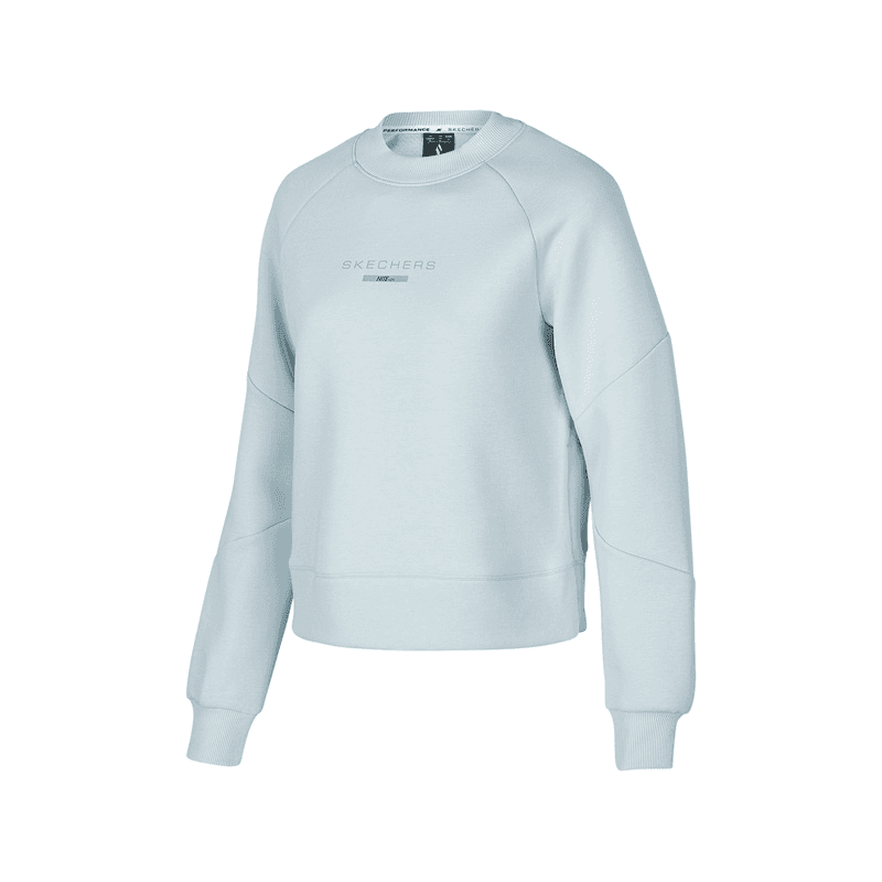 Худи Skechers Comfortable Sports Collection Худи-ханьфу Платье Женское Жемчужно-синий - изображение 1