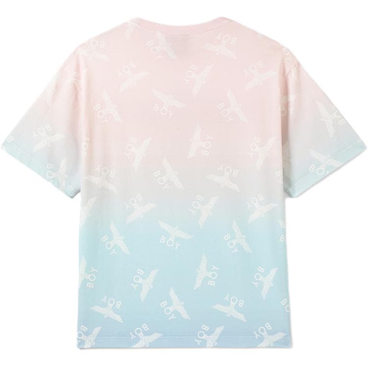 Футболка Boy London T-Shirt Унисекс Розовый Синий Цвет - изображение 2