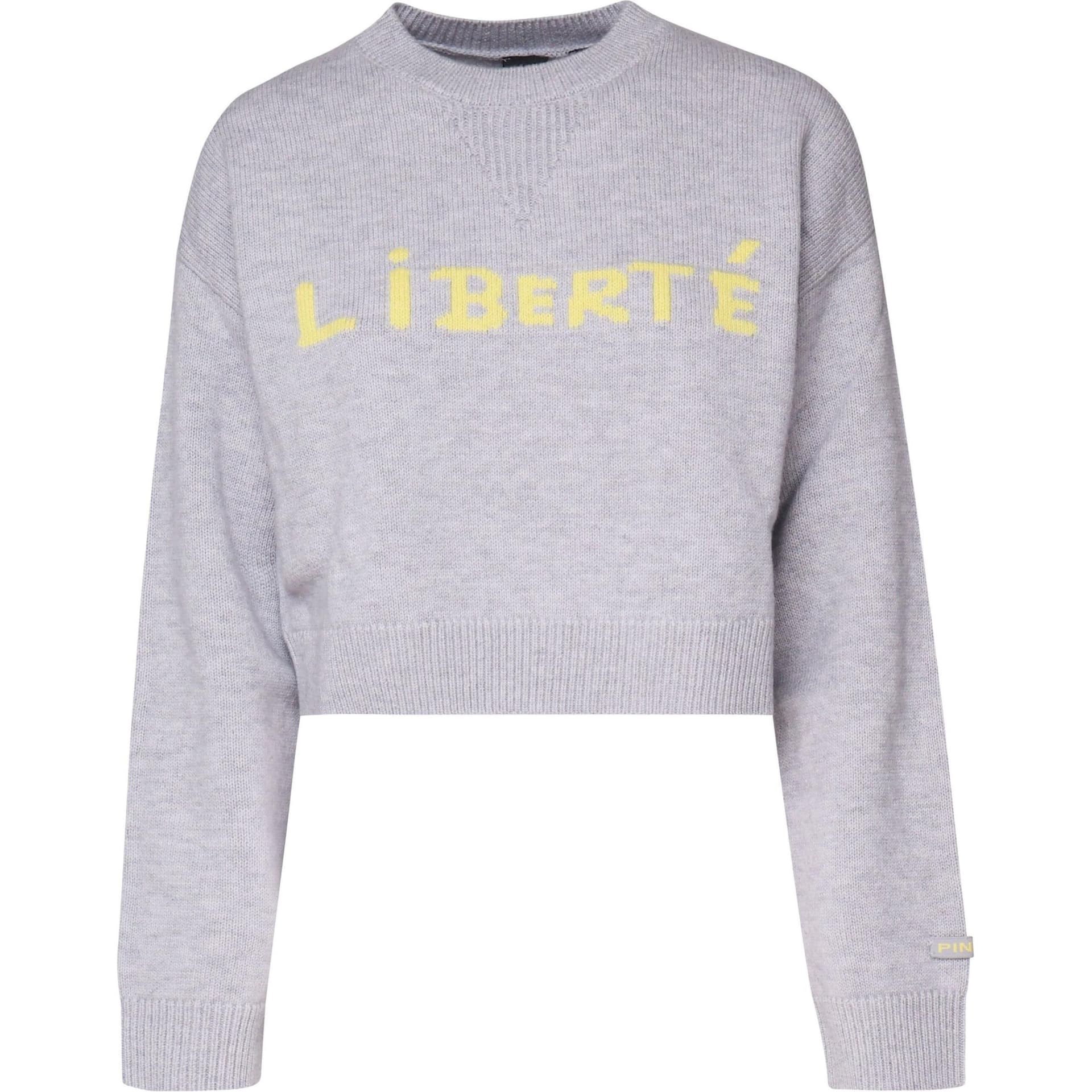 Кофта PINKO FW24 Трикотаж Женский Серый - изображение 1