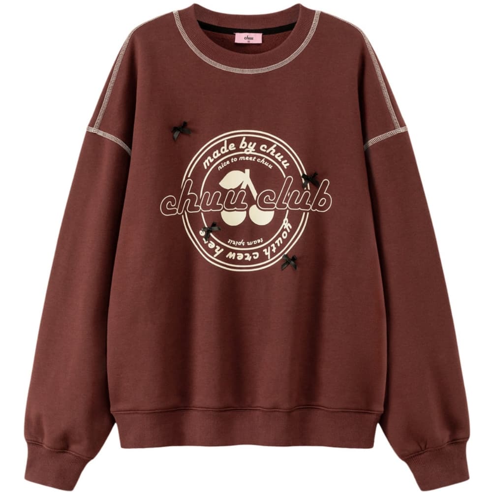 Худи CHUU FW24 Толстовка Женское кофейного цвета - изображение 1