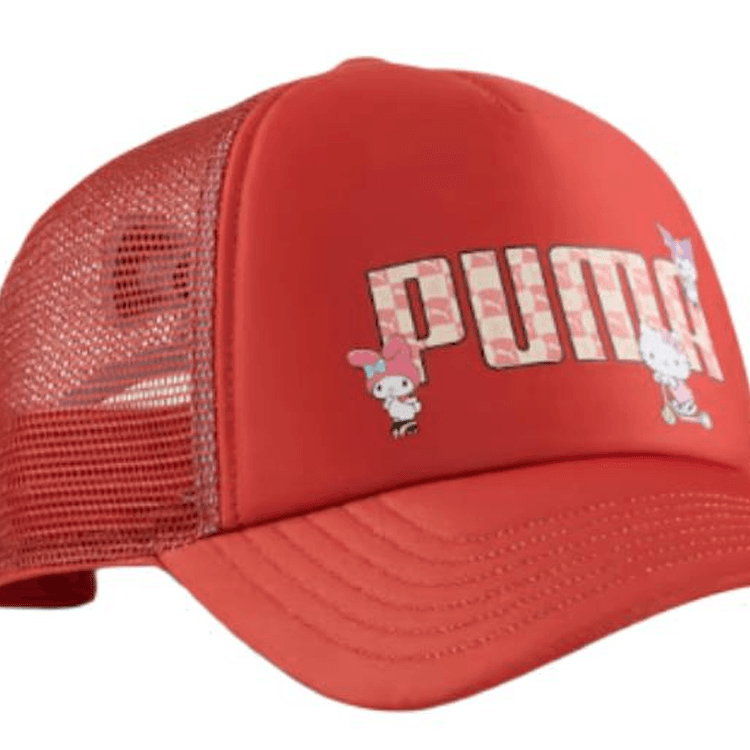 Кепка PUMA Полиэстеровые кепки из фибры для детей красного цвета - изображение 3