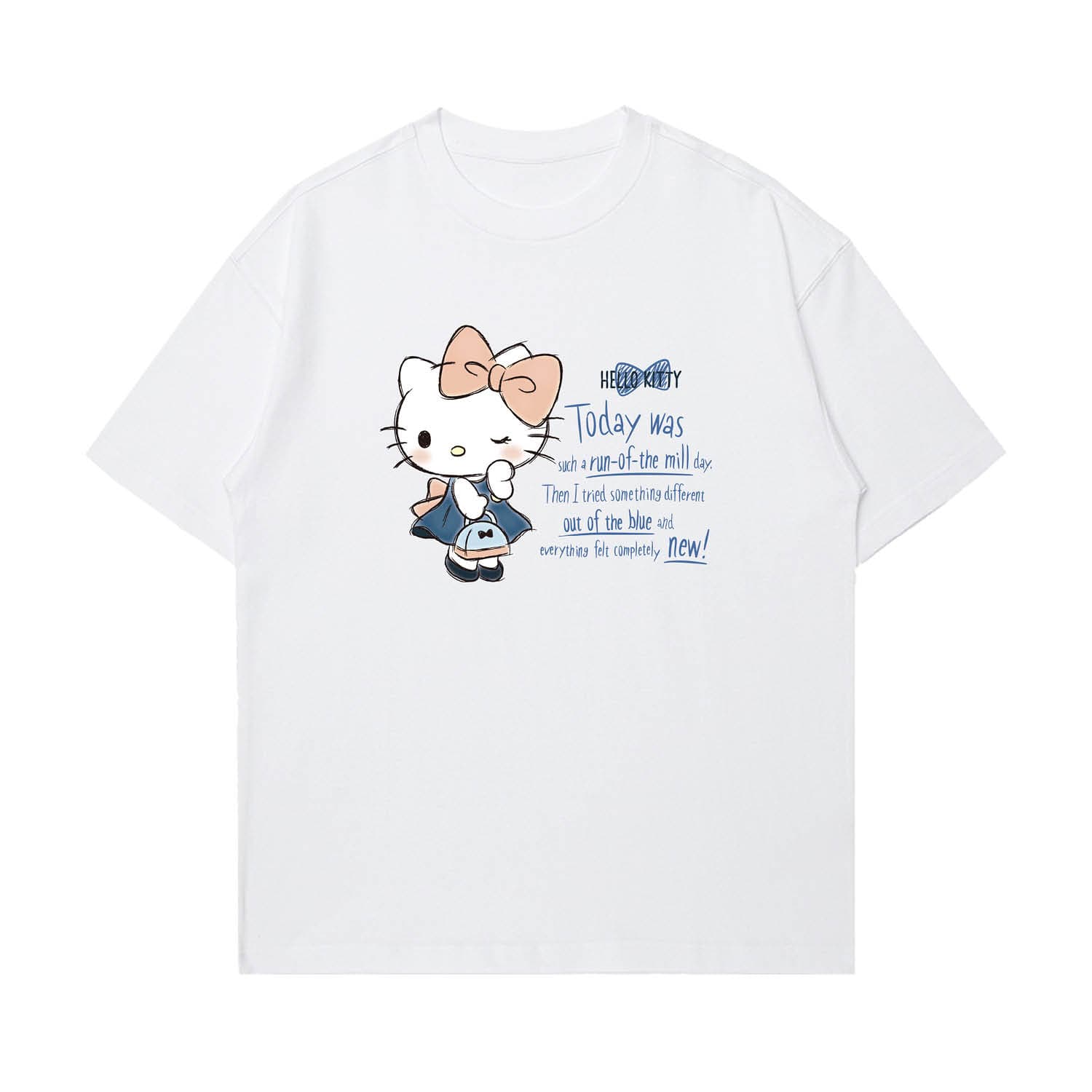 Футболка Sanrio x Hello Kitty Хелло Китти T-рубашка унисекс - изображение 1