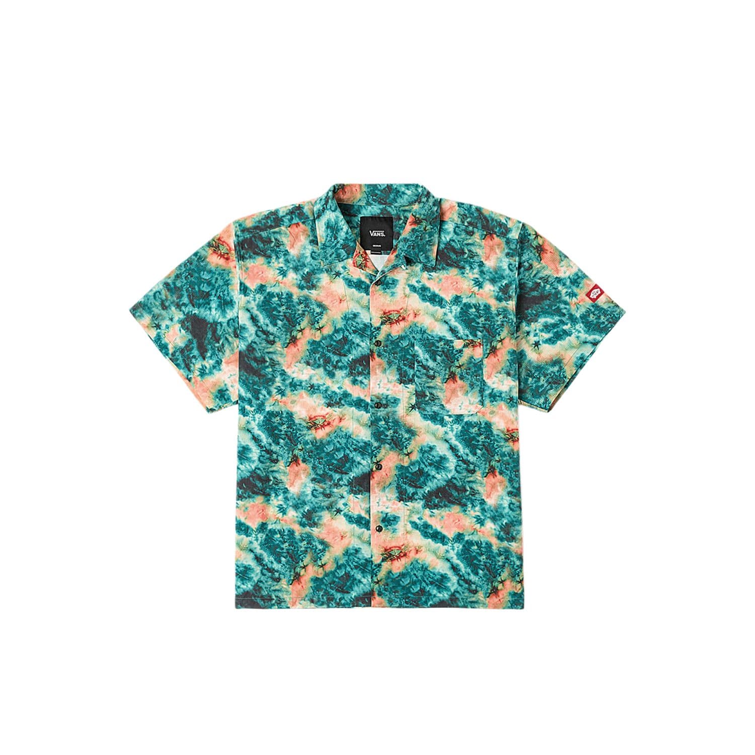 Рубашка Vans SS Рубашка Мужская Зеленая - изображение 1