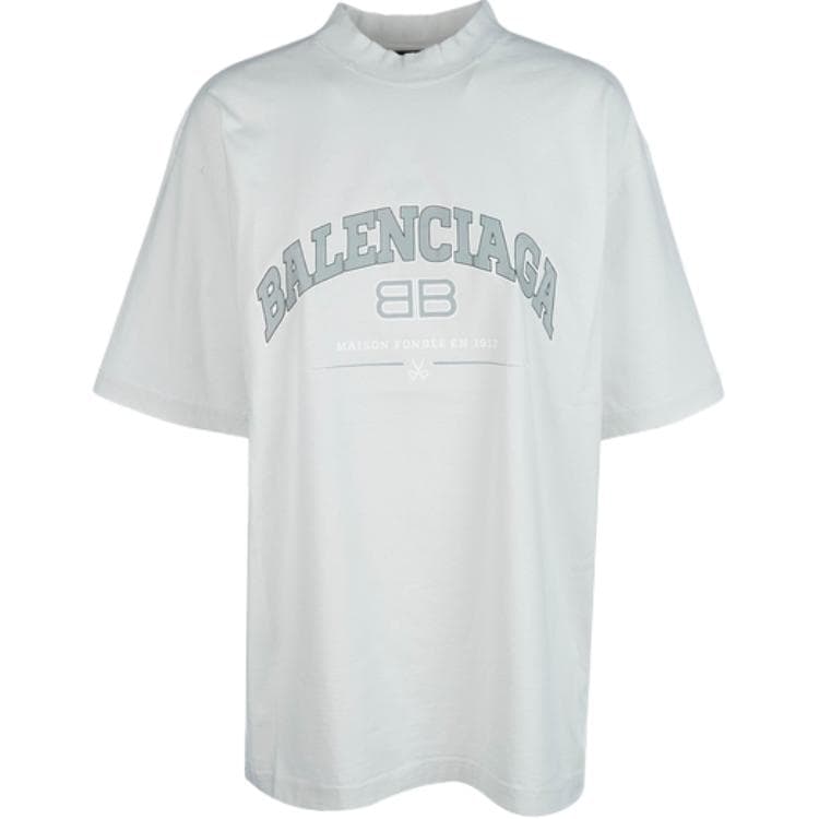 Футболка Balenciaga T-рубашка женская серая - изображение 1