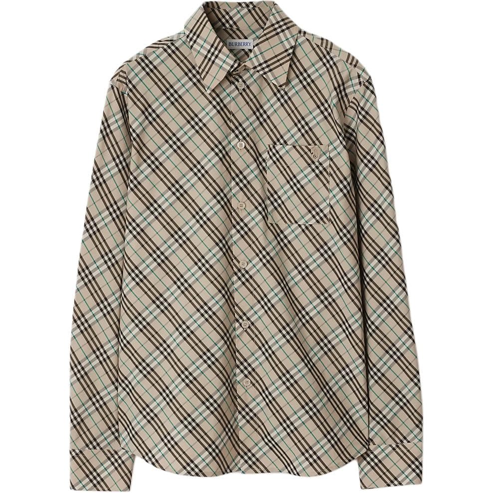 Блузка Burberry Рубашка Женская Многоцветная - изображение 1