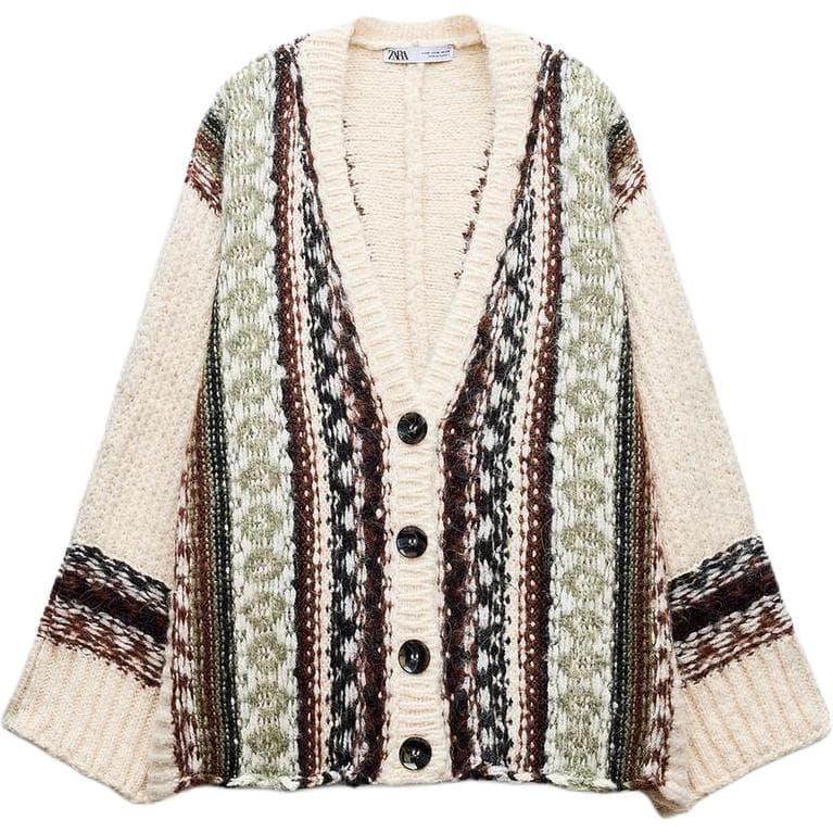 Кофта ZARA Jacquard Knit Sweater - изображение 1