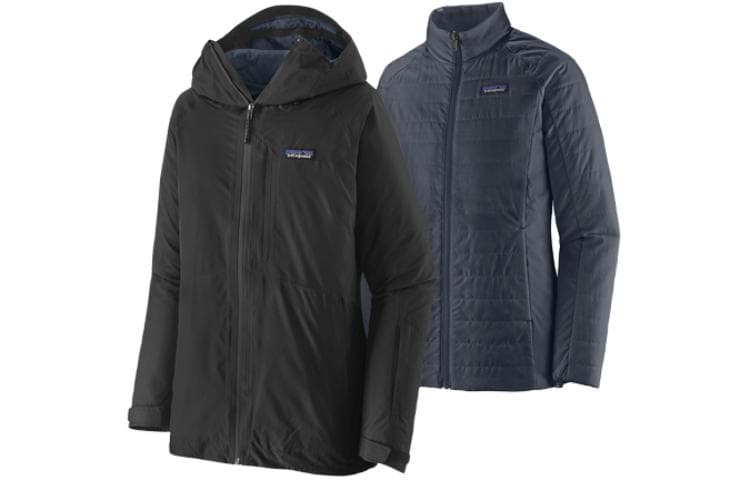 Куртка patagonia 3-in-1 Powder Town Jacket - изображение 4