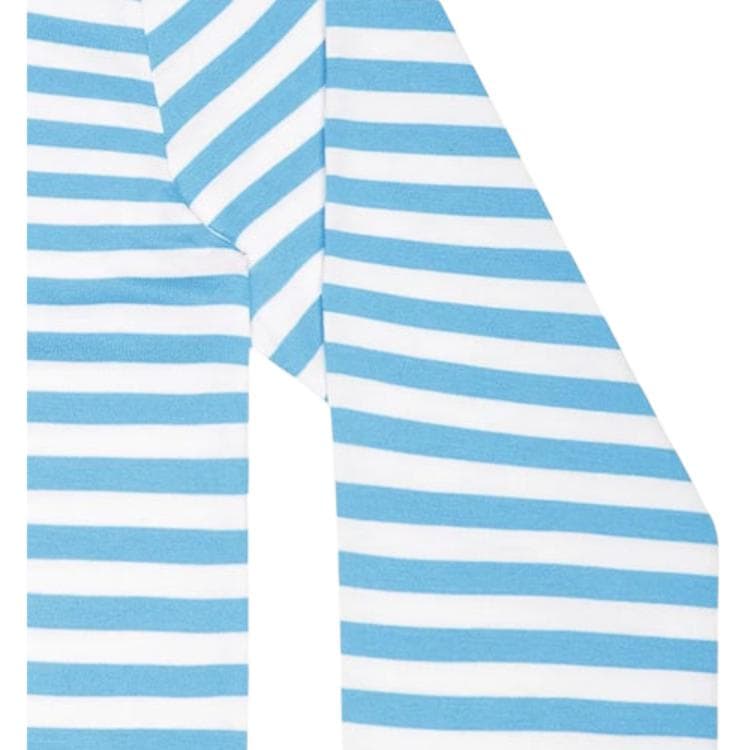 Кофта CDG Play Striped Long Sleeve Tee Blue - изображение 2