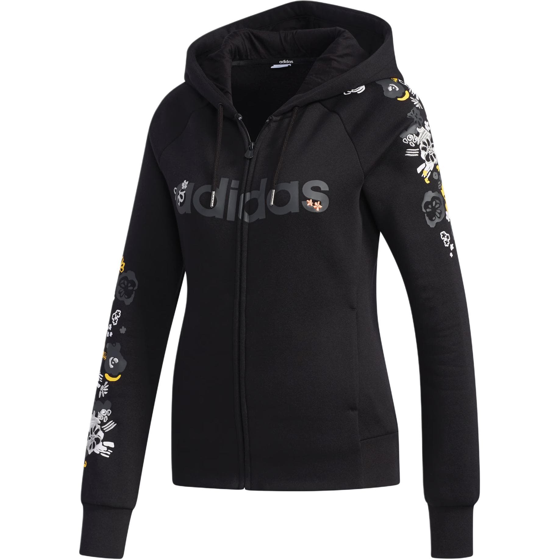 Куртка Adidas Neo Спортивная Коллекция Lifestyle с флисовой подкладкой удобные куртки и пальто с капюшоном и длинными рукавами - изображение 1