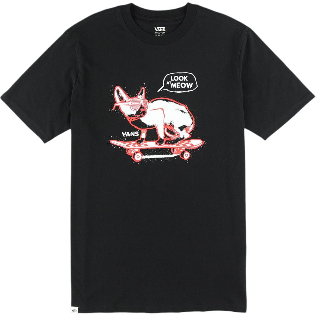 Футболка Vans GFX Tee Стандартная (Standard) T-Shirt Женская Черная - изображение 1