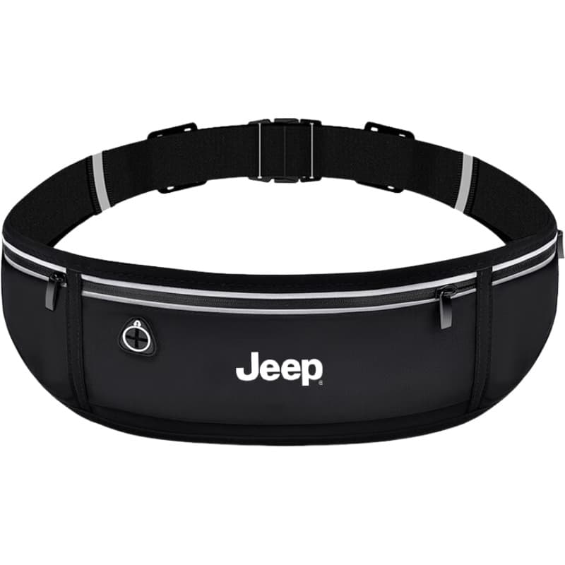 Поясная сумка Jeep Полиамид Поясная Сумка (Бандана) Стандартная Унисекс Черная - изображение 1